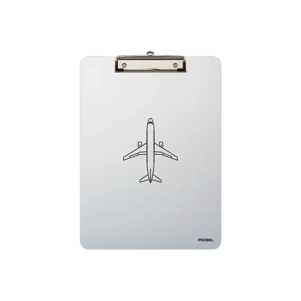 Klemmbrett Aluminium A4 "Aircraft Outline"