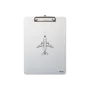 Klemmbrett Aluminium A4 "Aircraft Outline"