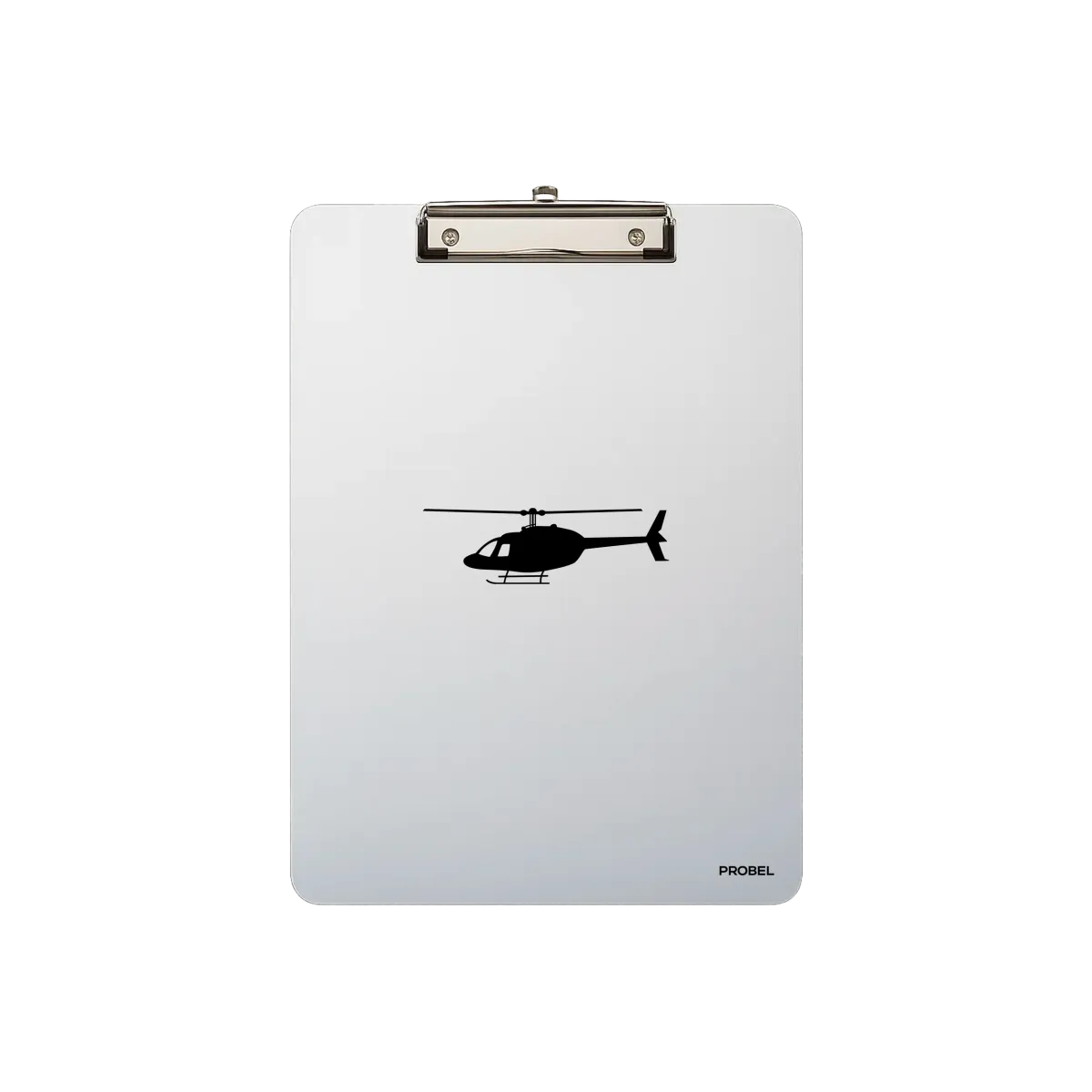 Klemmbrett Aluminium A4 "Helicopter Silhouette"