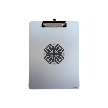 Porte-bloc en aluminium A4 "Engine Fan"