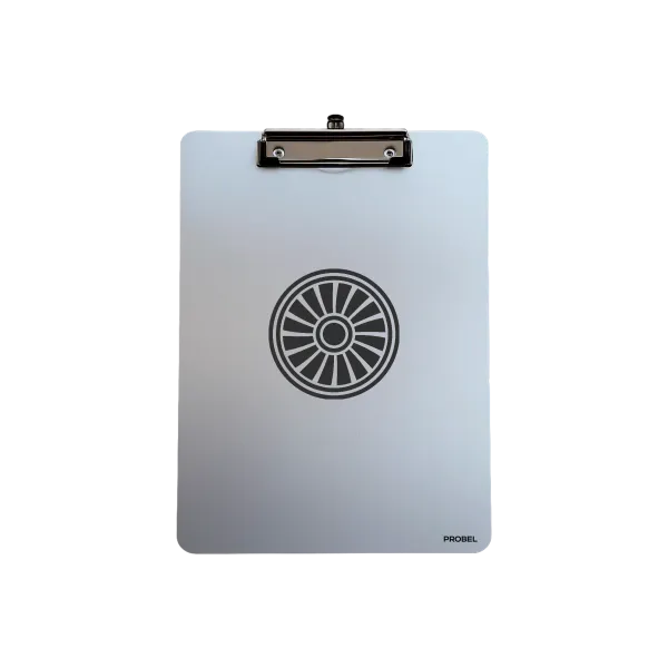 Aluminium-Klemmbrett A4 „Engine Fan“