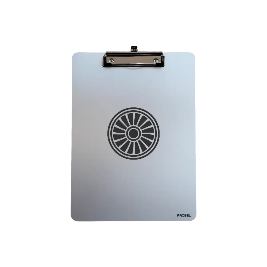 Aluminium-Klemmbrett A4 „Engine Fan“