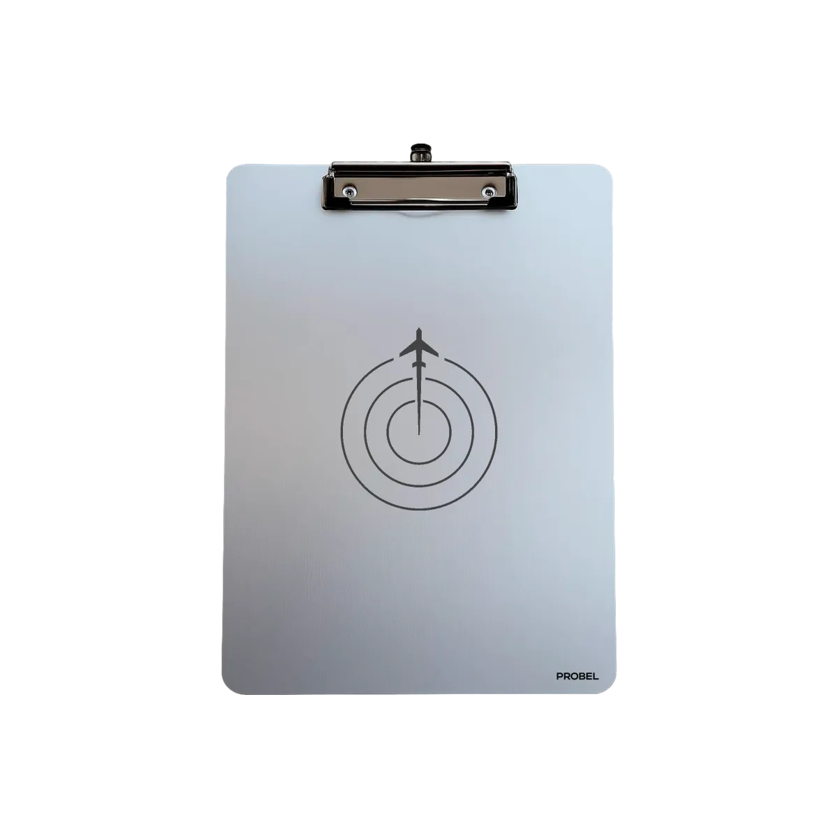 Klemmbrett Aluminium A4 "Target Flight"