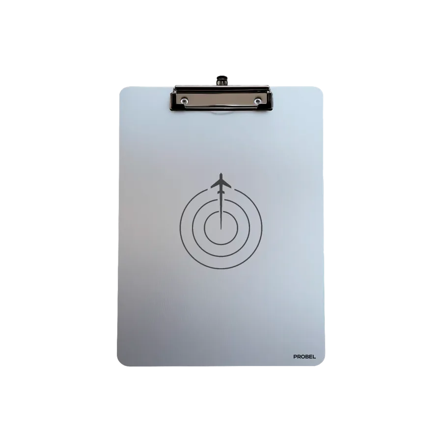 Aluminium-Klemmbrett A4 „Target Flight“