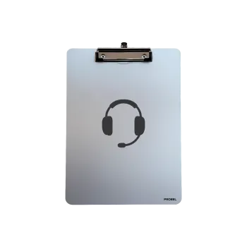 Porte-bloc en aluminium A4 "Pilot Headset"