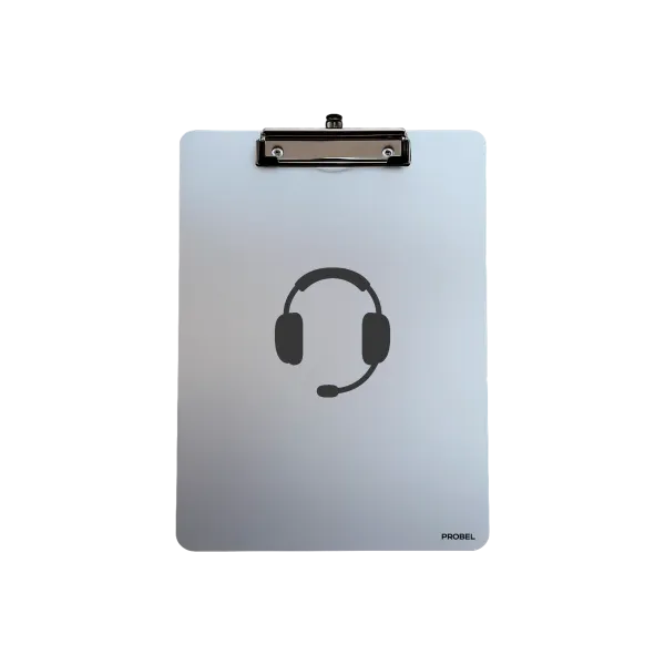 Aluminium-Klemmbrett A4 „Pilot Headset“