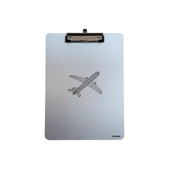 Klemmbrett Aluminium A4 "Wireframe Jet"