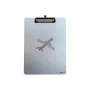 Klemmbrett Aluminium A4 "Wireframe Jet"