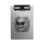 Алюминиевый клипборд – Skull Flower – A4 A5 A6