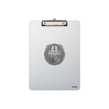 Klemmbrett Aluminium A4 "Justice Crest"