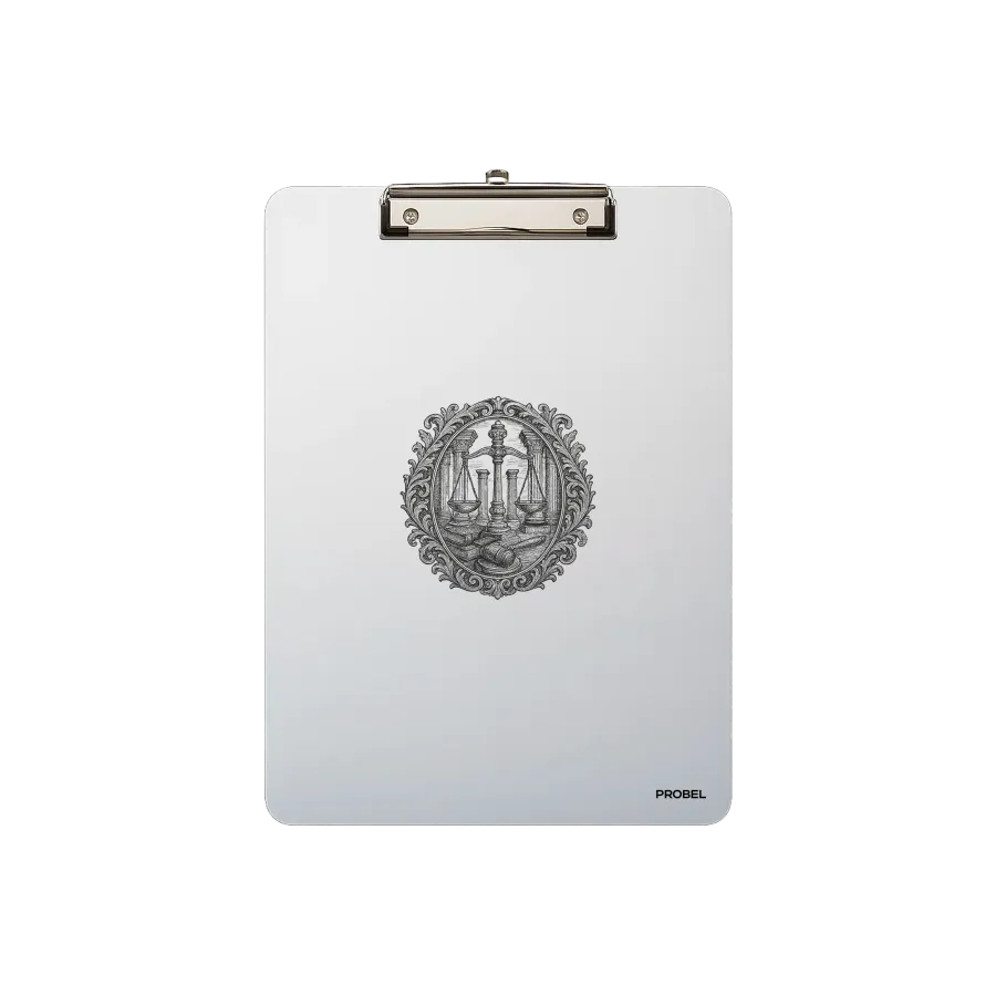 Alüminyum Clipboard A4 