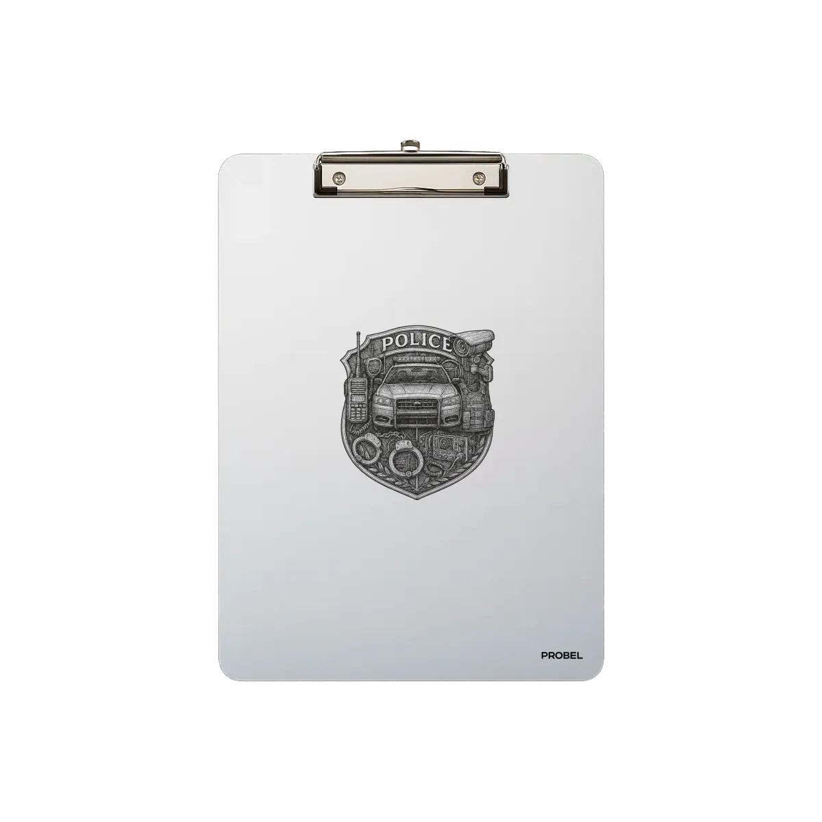 Alüminyum Clipboard A4 "Police Shield"