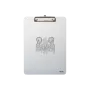 Aluminium Clipboard A4 "Digital Minds"