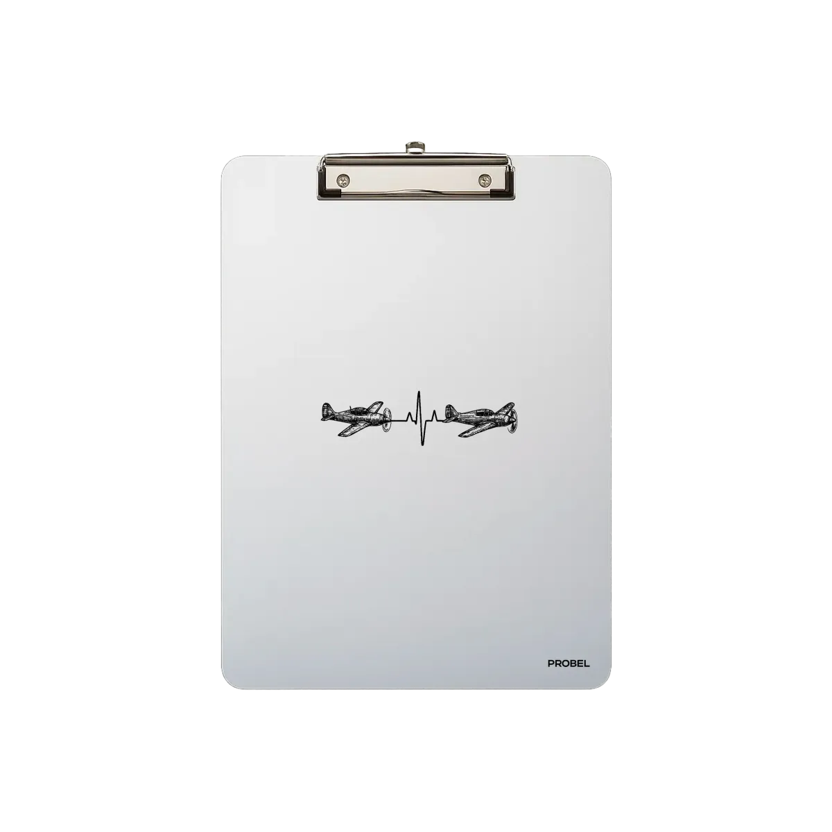 Aluminium Clipboard A4 "Aviation Heartbeat"