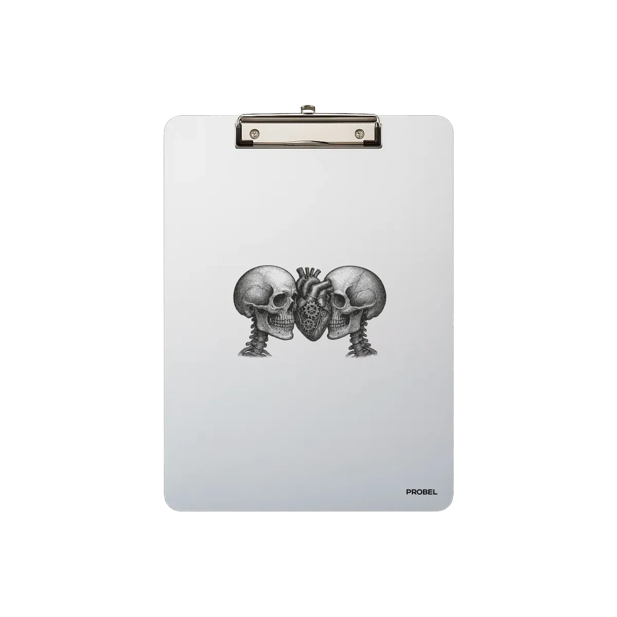 Klemmbrett Aluminium A4 "Dual Heart"