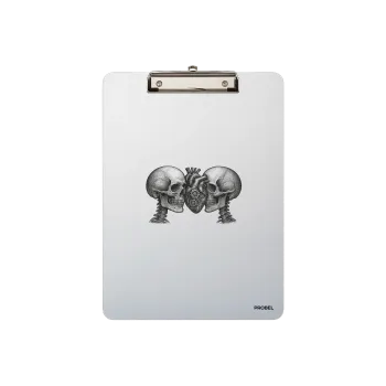 Klemmbrett Aluminium A4 "Dual Heart"