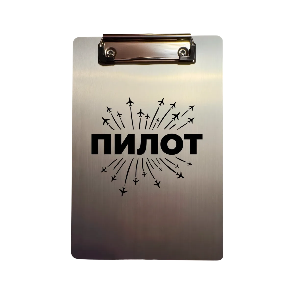 Klemmbrett Aluminium A5 "Pilot Burst RU"