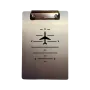 Klemmbrett Aluminium A5 "Pilot Vector Lines"