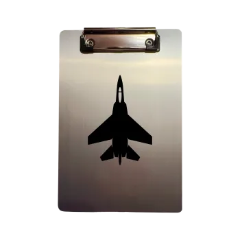 Klemmbrett Aluminium A5 "Jet Fighter Silhouette"