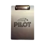 Portablocco in alluminio A5 "Pilot Script & Flight Trails"