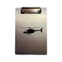 Klemmbrett Aluminium A5 "Helicopter Silhouette"