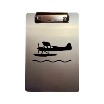 Klemmbrett Aluminium A5 "Seaplane Float"