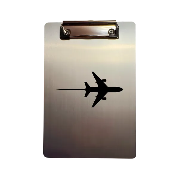Aluminium-Klemmbrett A5 „Jet Contrail“