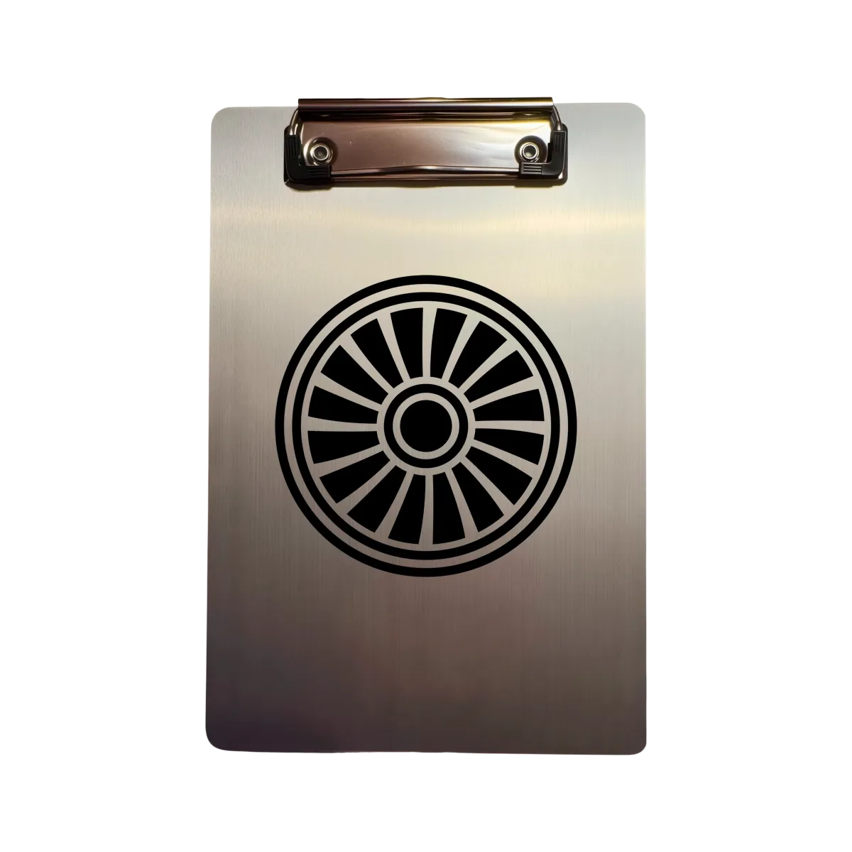 Klemmbrett Aluminium A5 "Jet Turbine"
