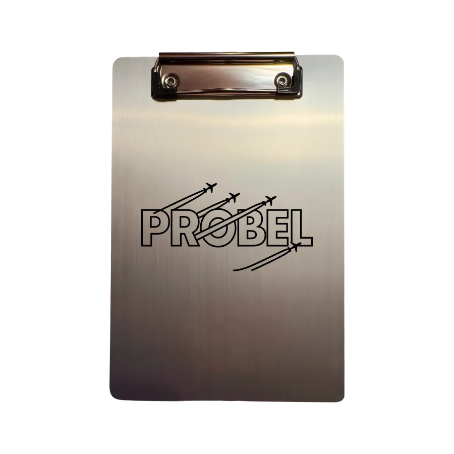 Aluminium-Klemmbrett A5 „PROBEL Formation“