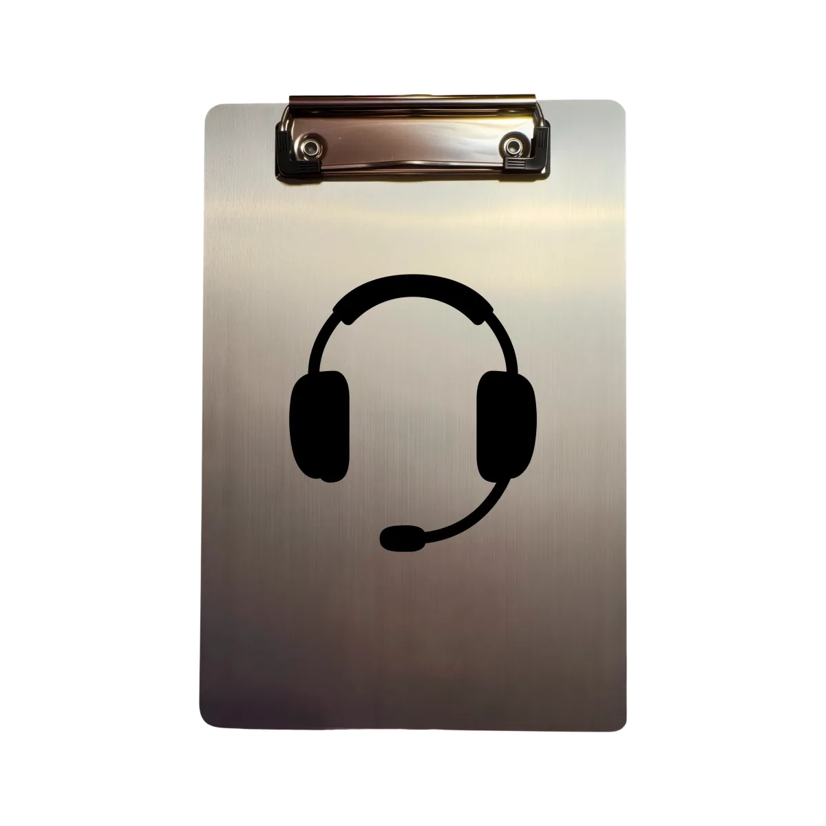 Klemmbrett Aluminium A5 "Aviation Headset"