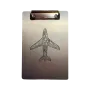 Klemmbrett Aluminium A5 "Aircraft Topographic"