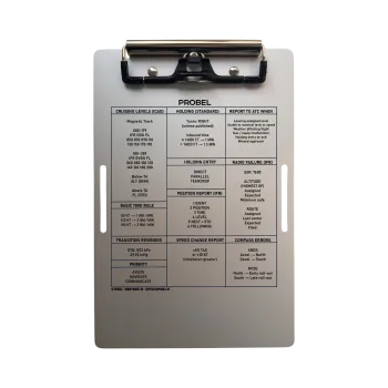 Aluminium Clipboard A5 – Pilotenklemmbrett mit Lasergravur