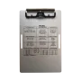 Aluminium Clipboard A5 – VFR Pilotenklemmbrett mit Lasergravur inkl. Kniegurt