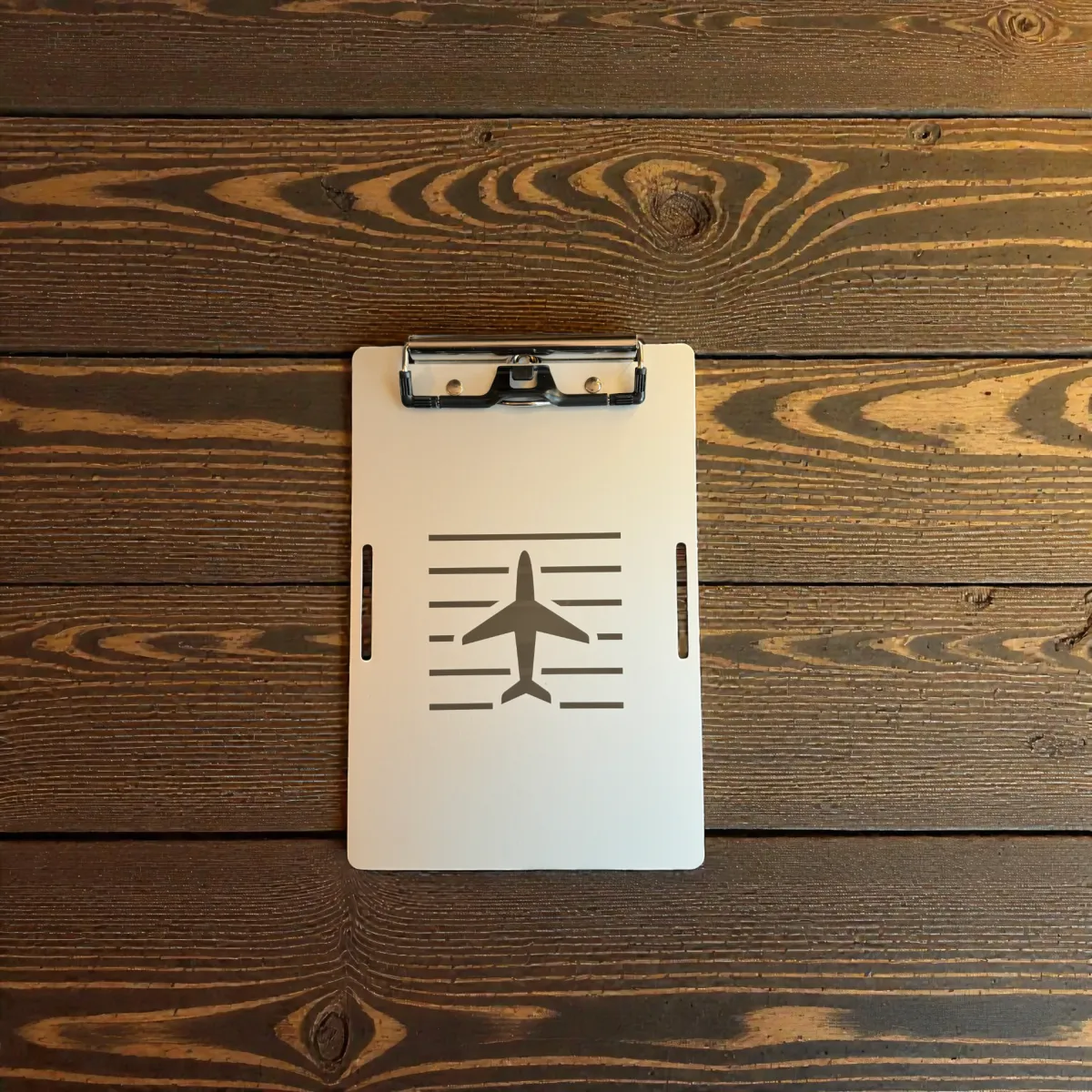 Aluminium Clipboard A5 – Pilot Kneeboard Runway