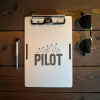 Aluminium Klemmbrett A5 – Pilot Kneeboard „PILOT“