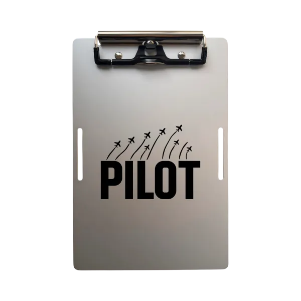 Aluminium-Klemmbrett A5 „PILOT“ – Kniebrett