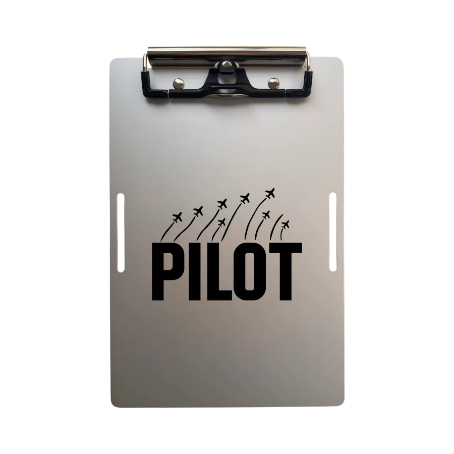 Aluminium-Klemmbrett A5 „PILOT“ – Kniebrett