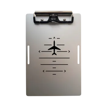 Aluminium Klemmbrett PROBEL – Pilot Kneeboard Nav