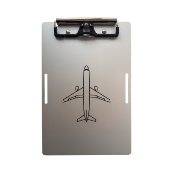 Aluminium Klemmbrett A5 – Pilot Kneeboard Airliner