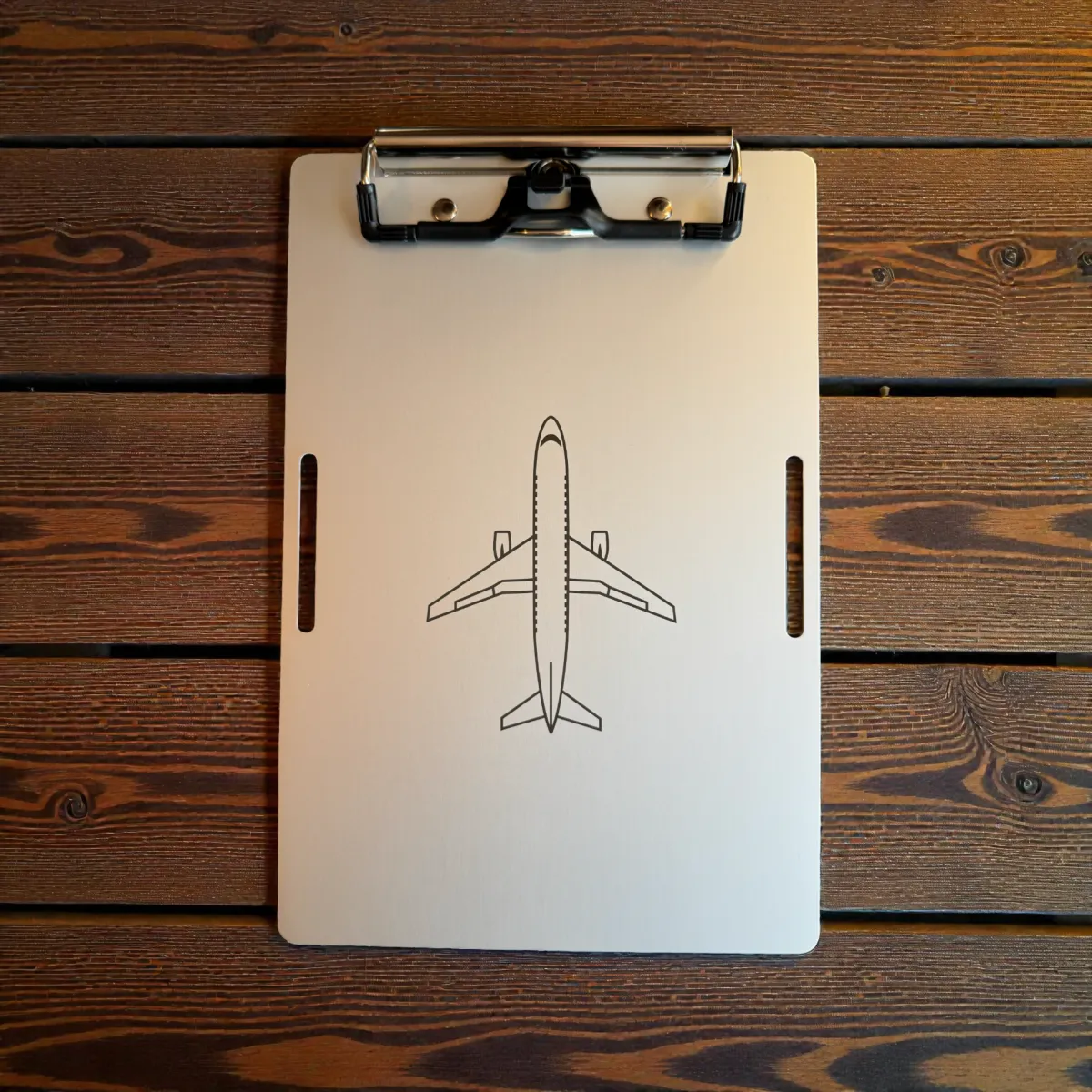 Aluminium Klemmbrett A5 – Pilot Kneeboard Airliner