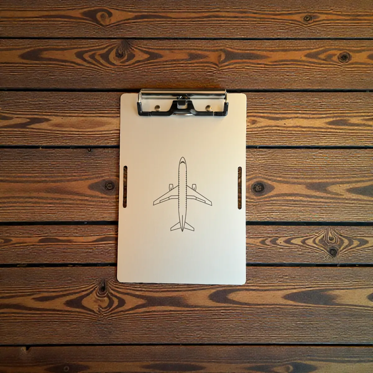 Aluminium Klemmbrett A5 – Pilot Kneeboard Airliner