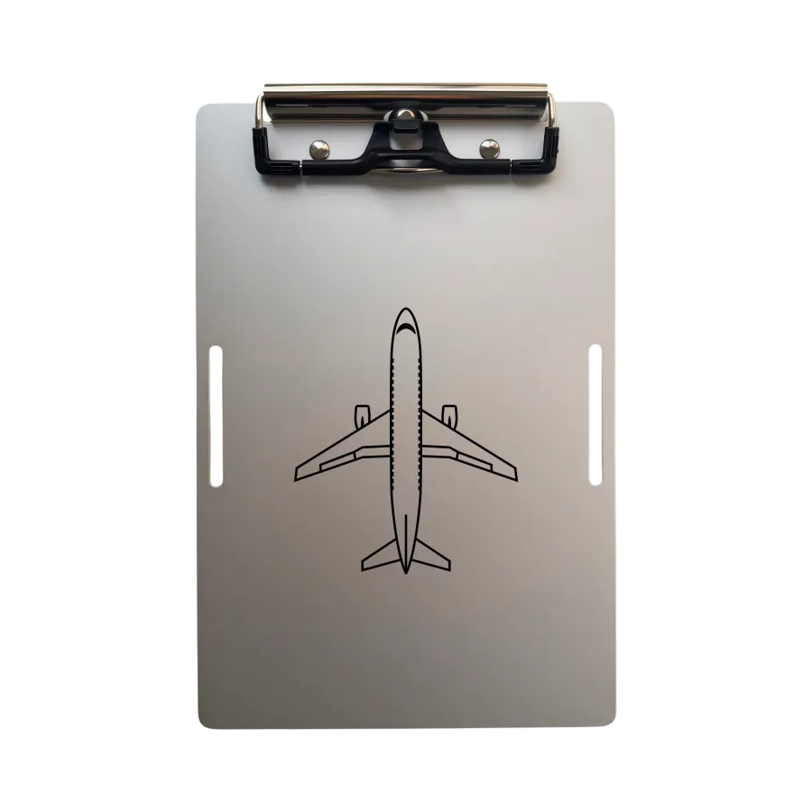 Aluminium-Klemmbrett A5 – Kniebrett Airliner