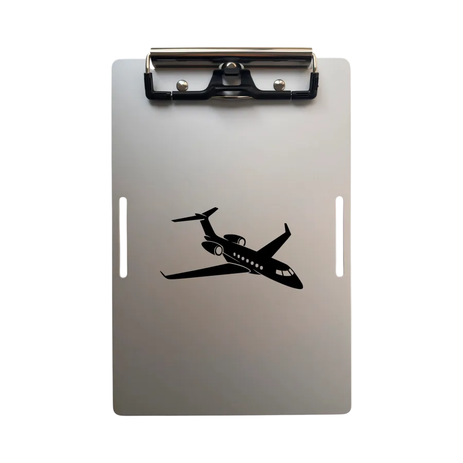 Clipboard Aluminium PROBEL – Pilot Kneeboard Business Jet