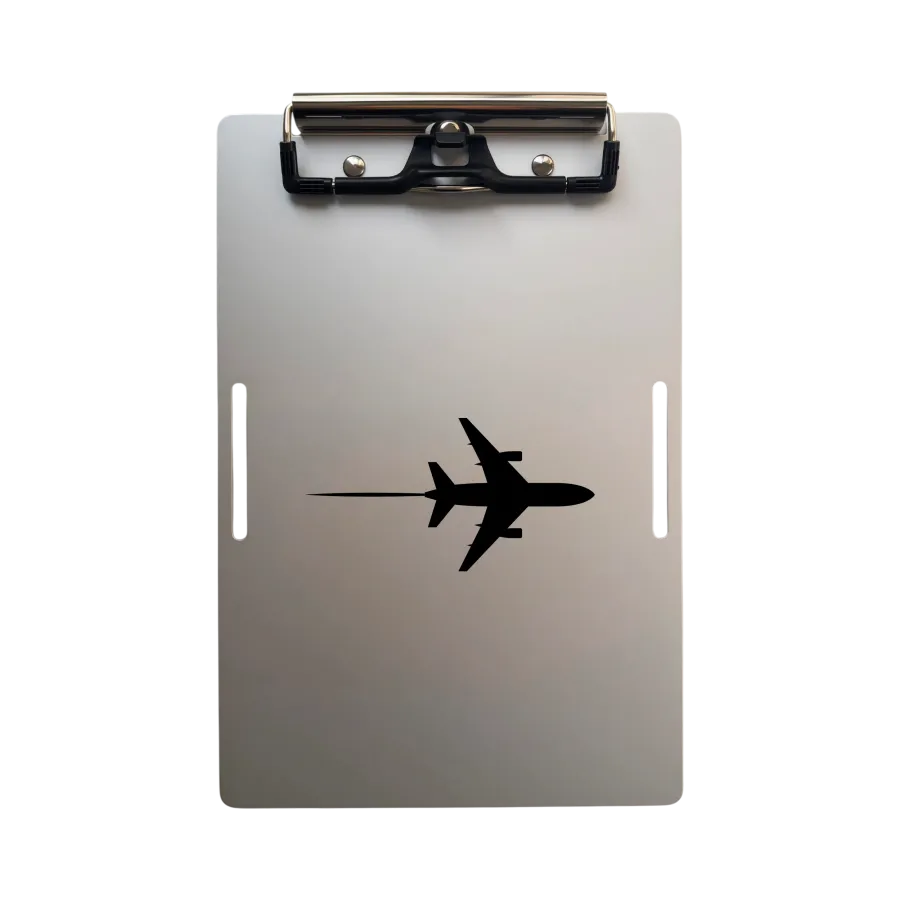 Aluminium-Klemmbrett A5 – Pilot Jet Trail
