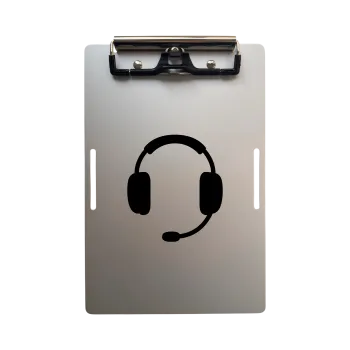 Aluminium Klemmbrett A5 PROBEL – Headset
