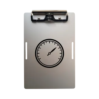 Aluminium Klemmbrett A5 PROBEL – Instrument Gauge