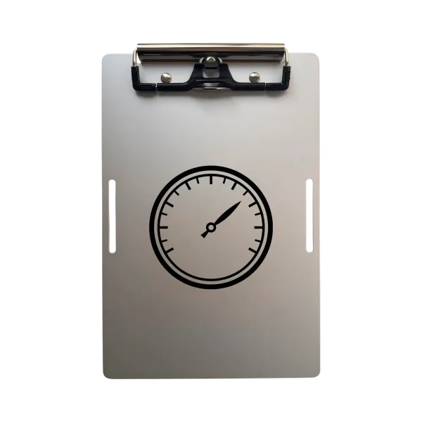 Aluminium-Klemmbrett A5 – Instrument Gauge