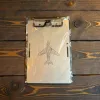Aluminium Klemmbrett A5 – Topographic Aircraft