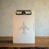 Aluminium Klemmbrett A5 – Topographic Aircraft