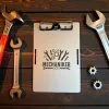 Aluminium Klemmbrett A5 Mechaniker